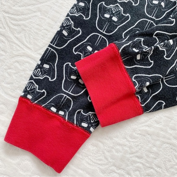 Hanna Andersson Star Wars Darth Vader Organic Cotton PJ‎ Bottoms, Sz 6-7 - Picture 3 of 4